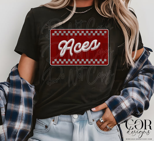 Aces (maroon/grey)