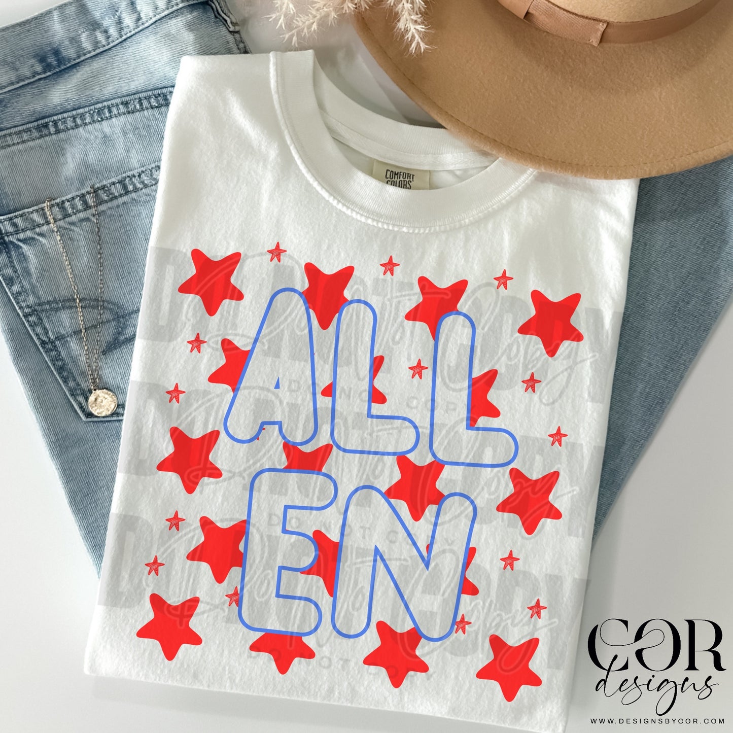Allen Blue Red Stars