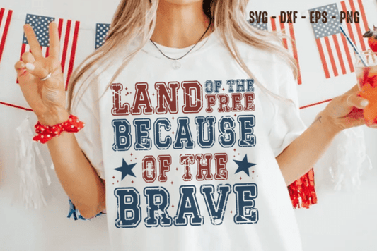 Land of the free because of the brave