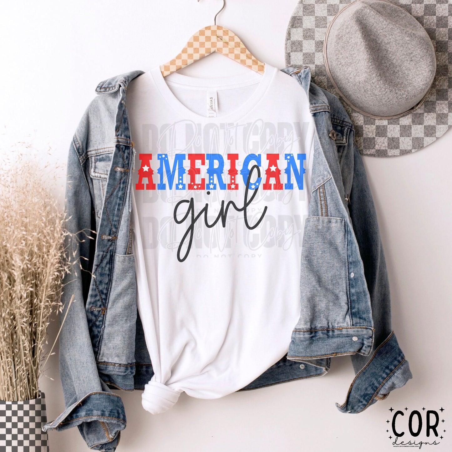 American Girl Red White Blue