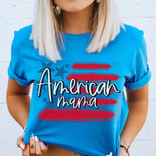American mama Flag - DTF Transfer