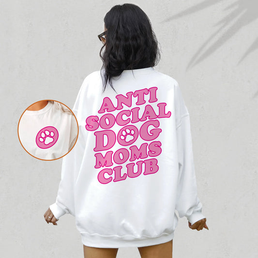 Antisocial Dog mom's club-back