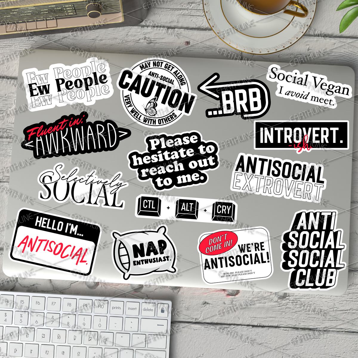 Antisocial - Sticker Pack