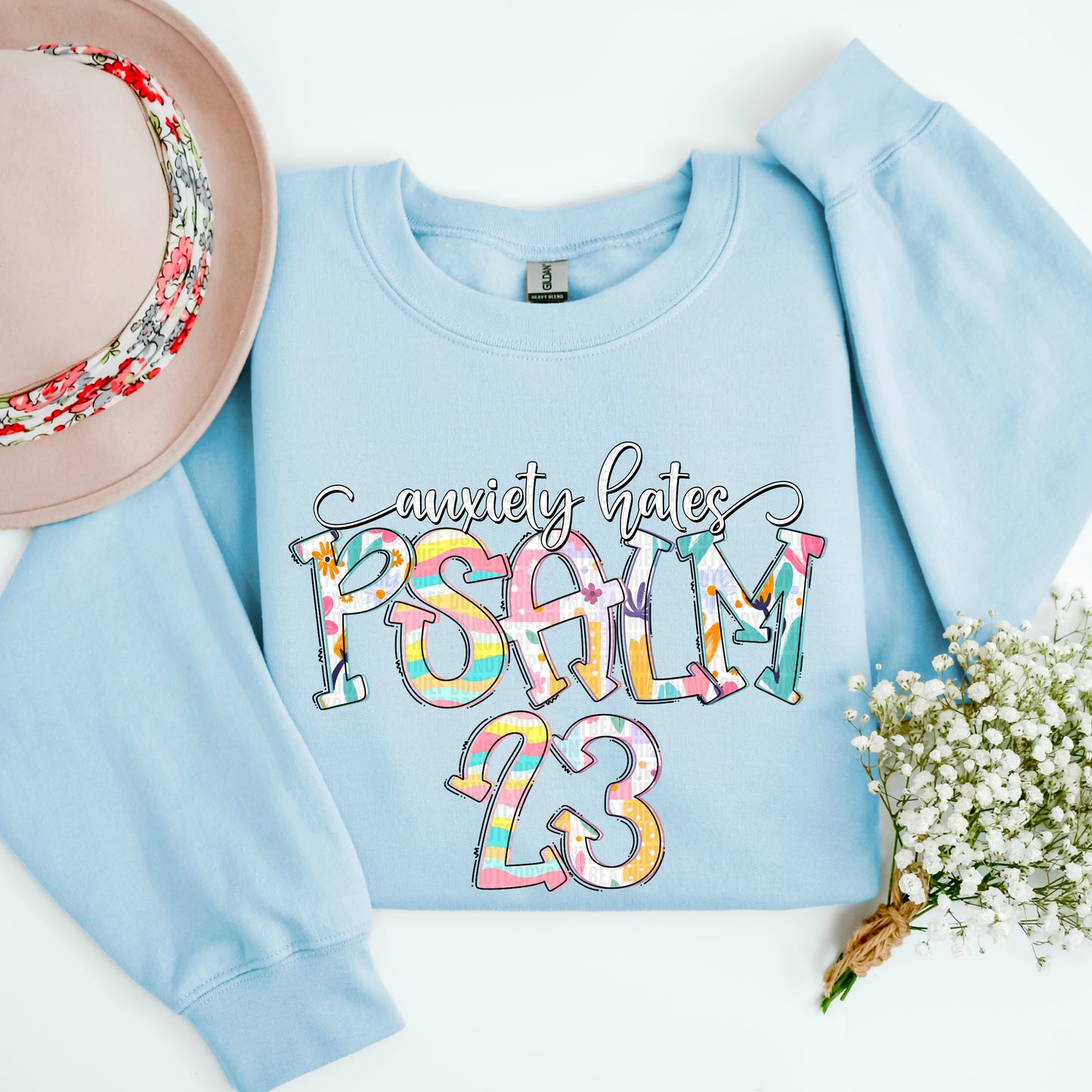 Anxiety hates psalm 23