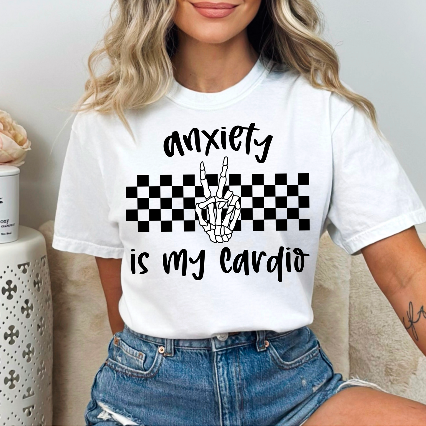 Anxiety is my cardio (black)