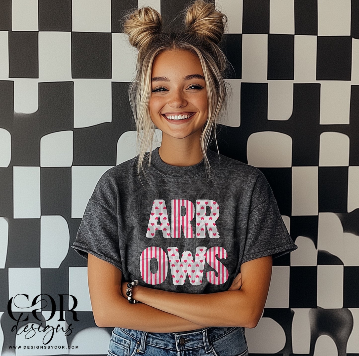 Arrows Heart Letters