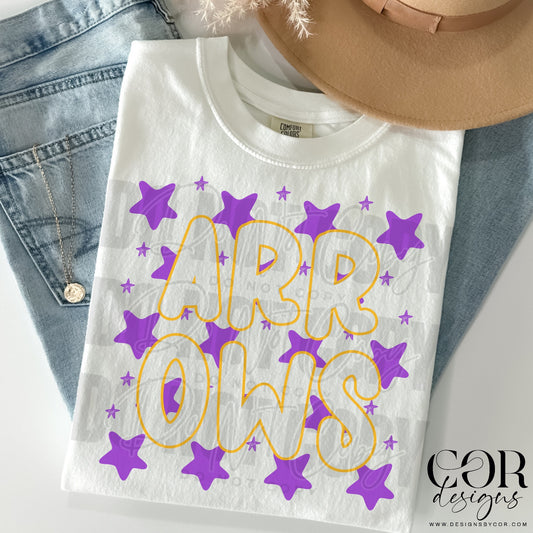 Arrows (Purple Stars)