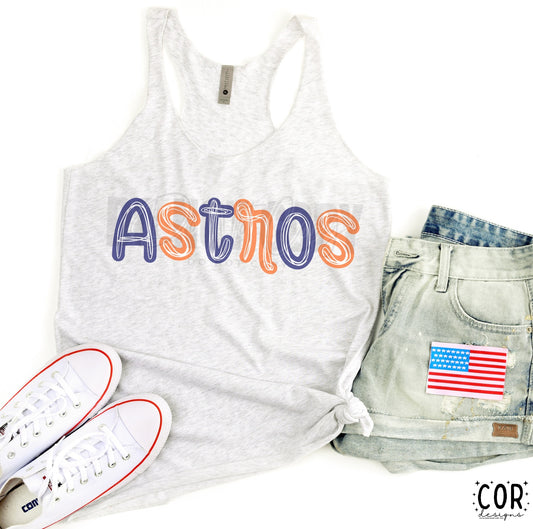 Astros Blue And Orange