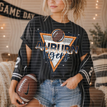 College Triangle Badge - Auburn Tigers