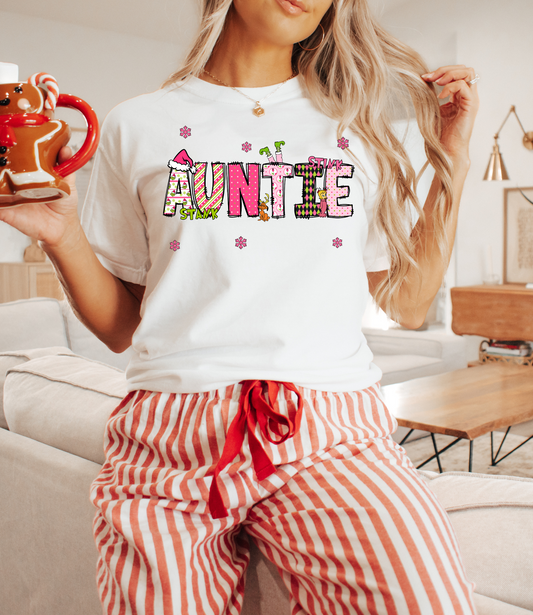 Auntie Grinch Christmas Doodle