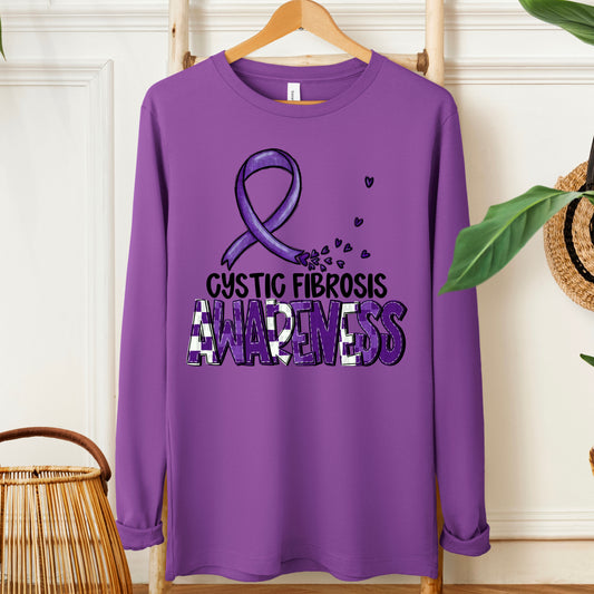 Cystic Fibrosis-black (checkered purple)