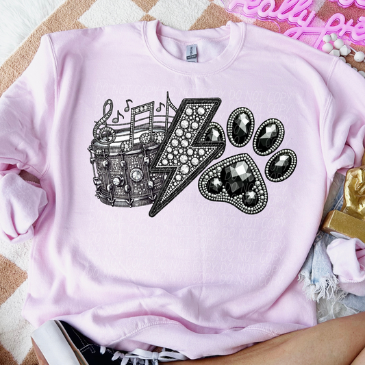 Paw Print Band Sequined