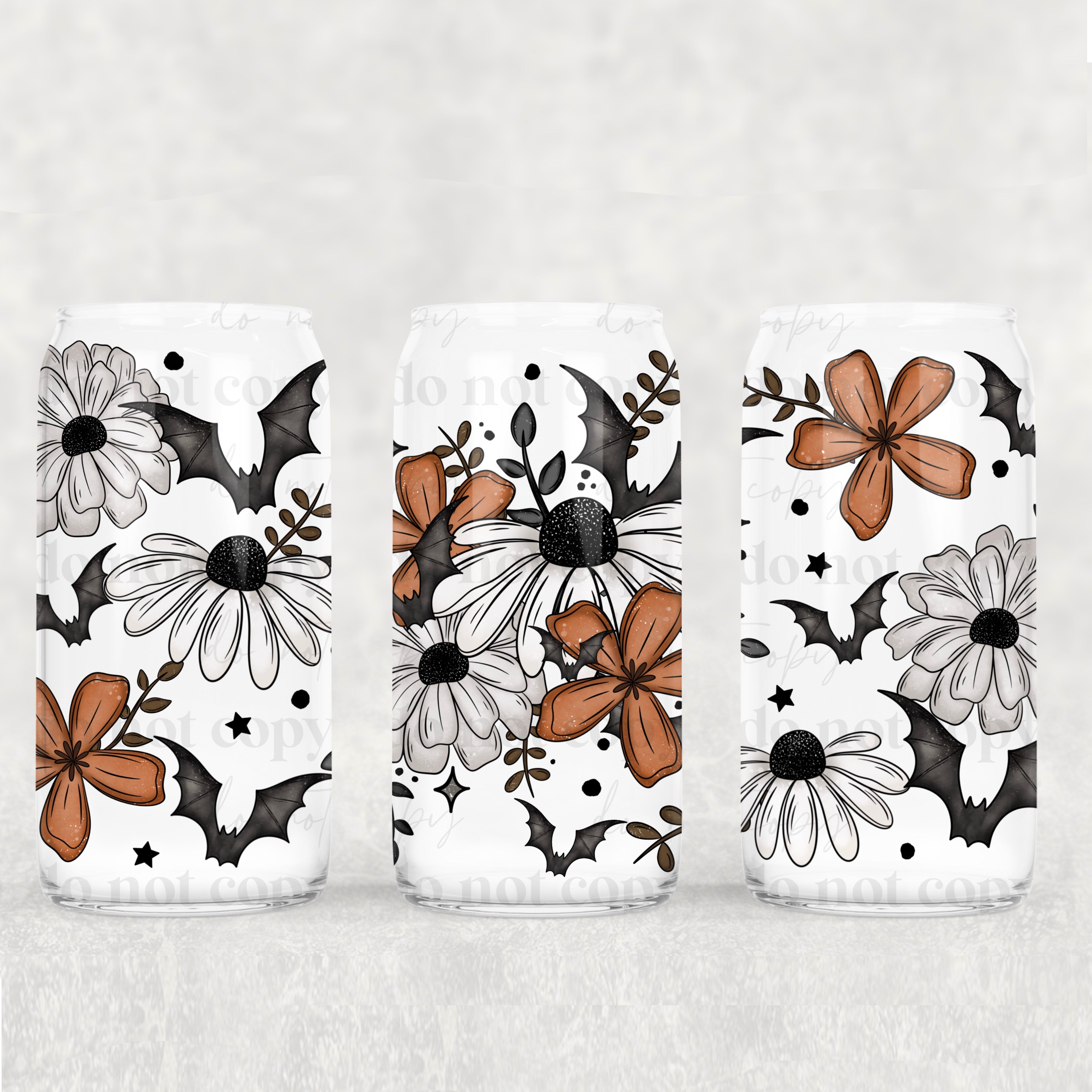 Bat Florals - UV Libby Wrap – Earthline Customs
