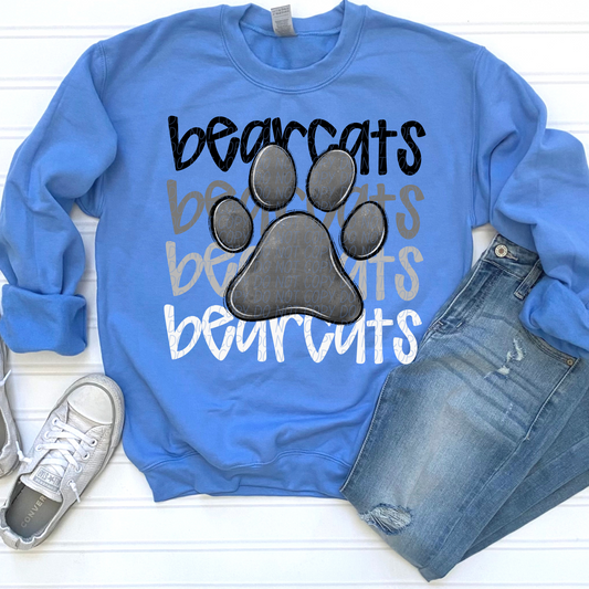 Bearcats Faded Stack