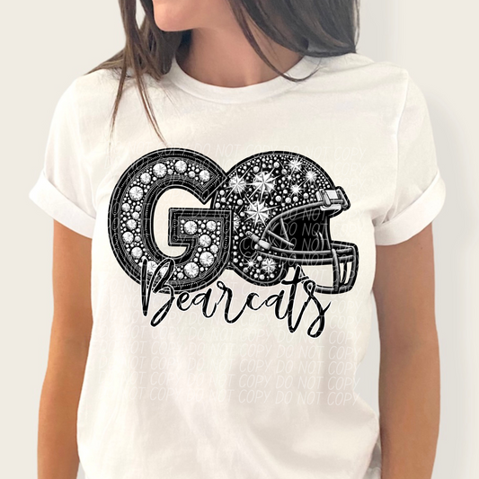 Go Bearcats (Rhinestone)