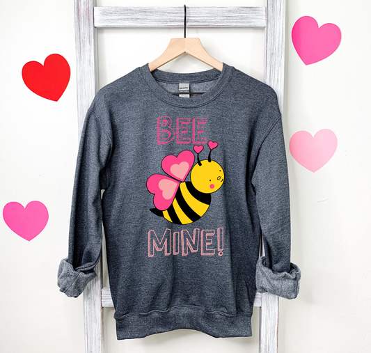 Bee Mine Bees With Heart Wings