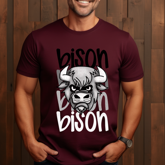 Bison Faded Stack