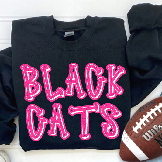 Black Cats Pink