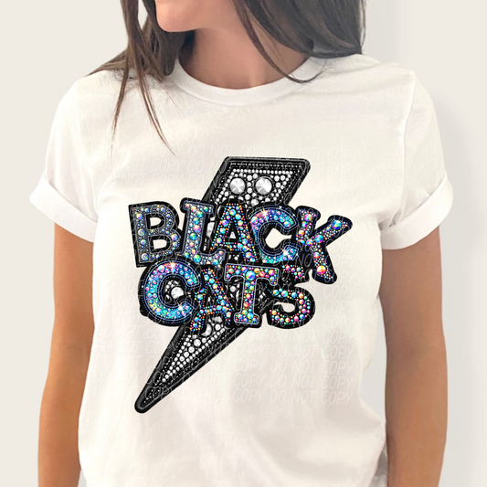 Black Cats (Rhinestone)