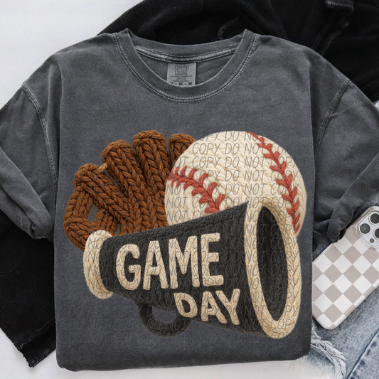 Yarn - Game Day Black Baseball