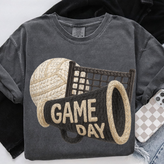 Yarn - Game Day Black Volleyball
