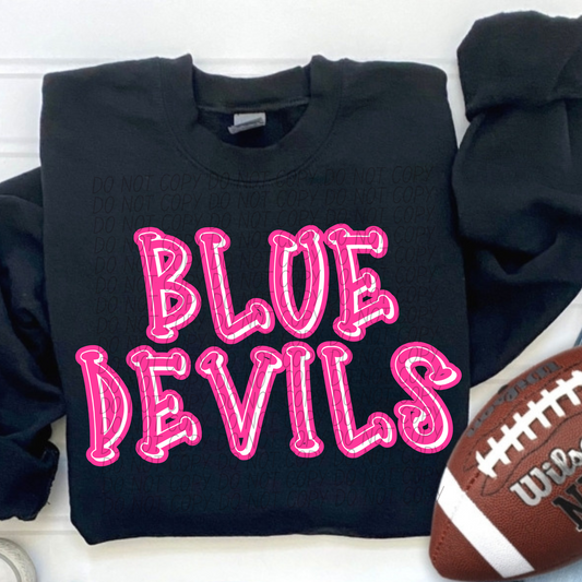 Blue Devils Pink