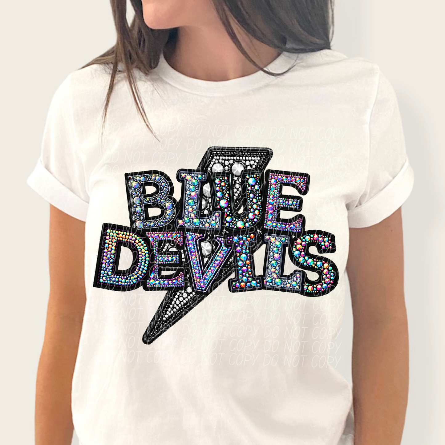 Blue Devils (rhinestones)