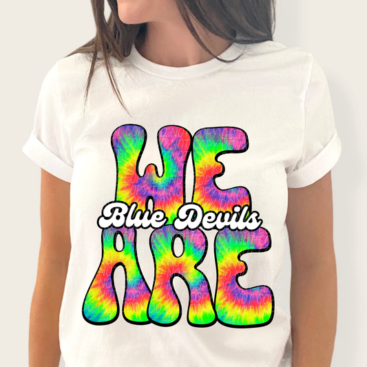 We are Blue Devils (tie-dye)