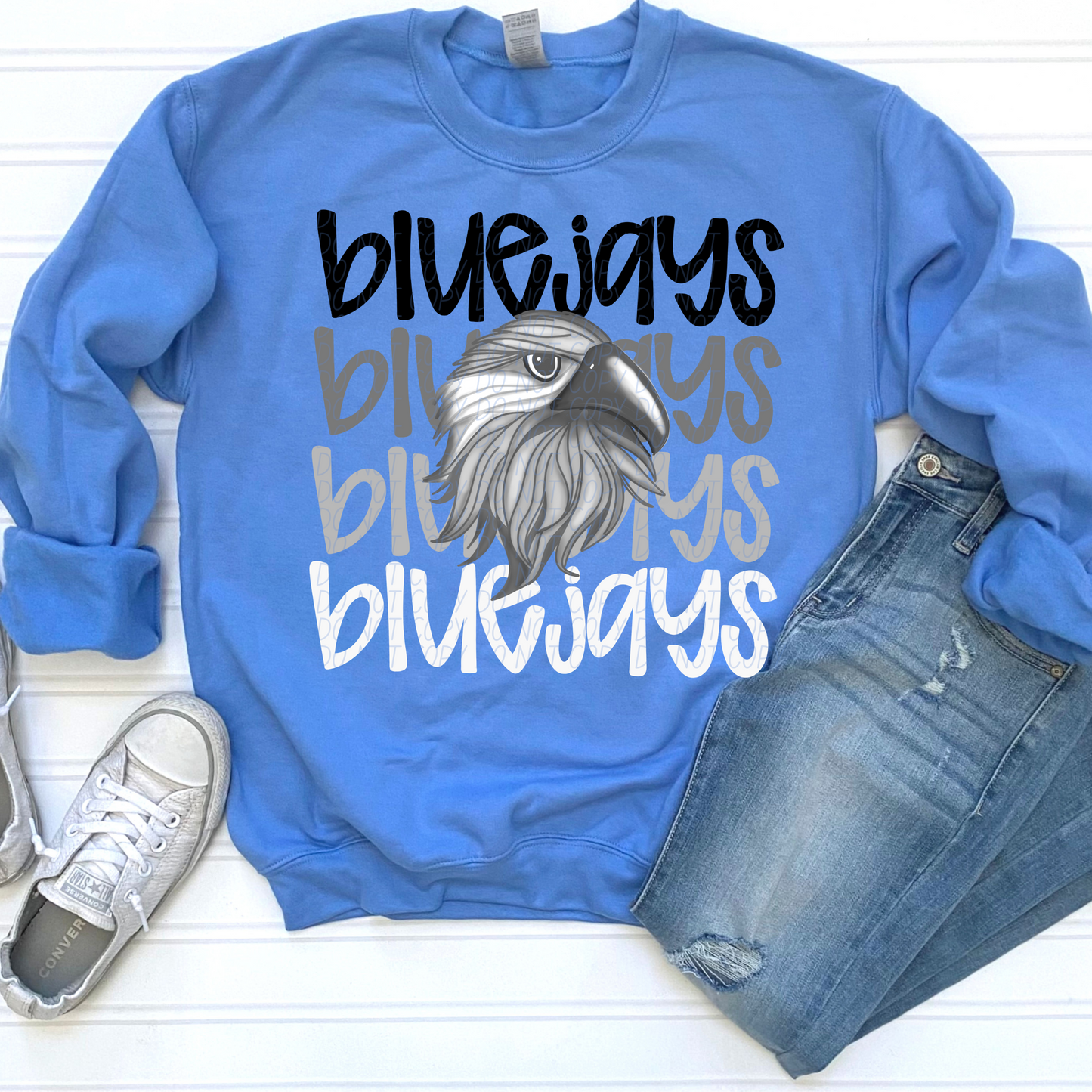 Blue Jays Faded Stack