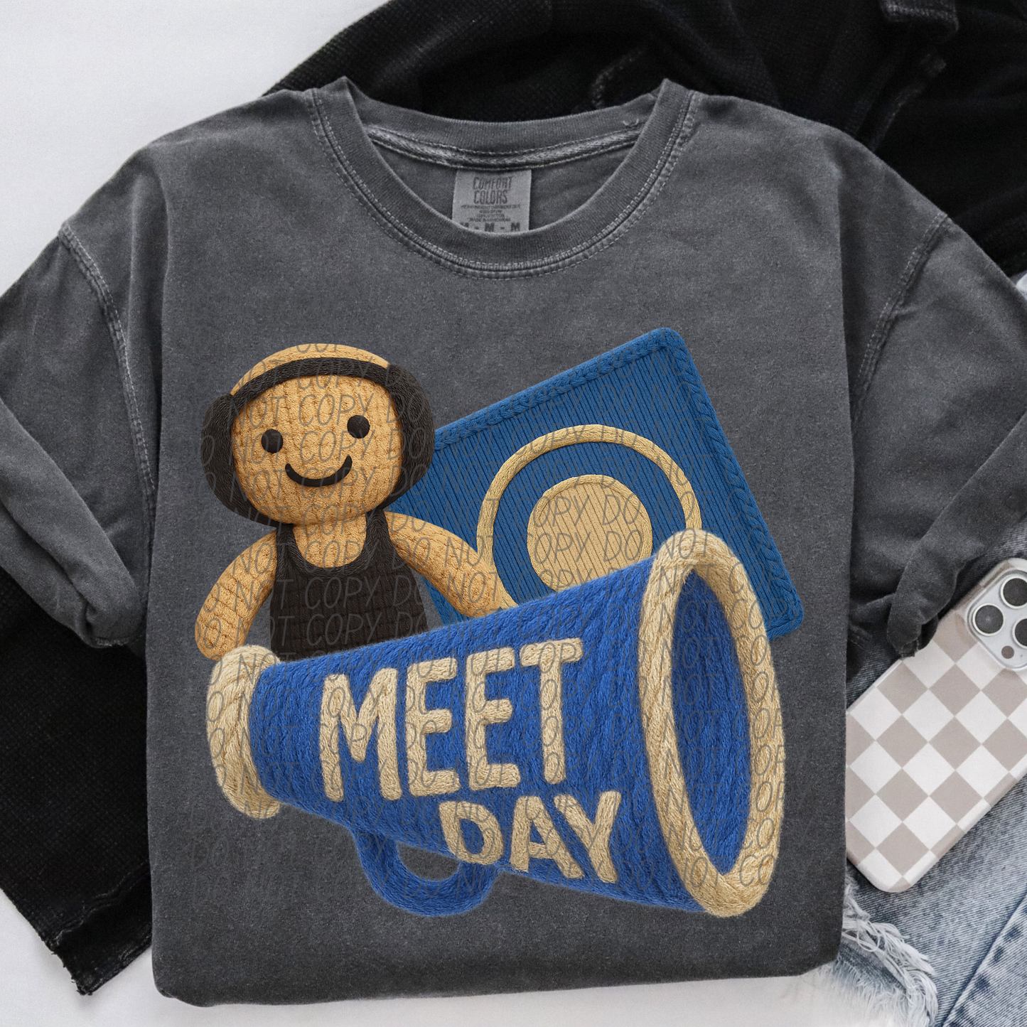 Yarn - Game Day Blue Wrestling