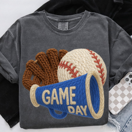 Yarn - Game Day Blue Baseball