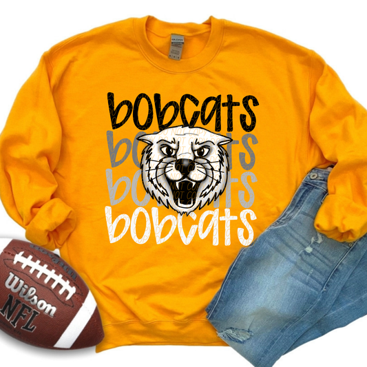 Bobcats Faded Stack