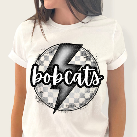 Bobcats Checkered Bolt