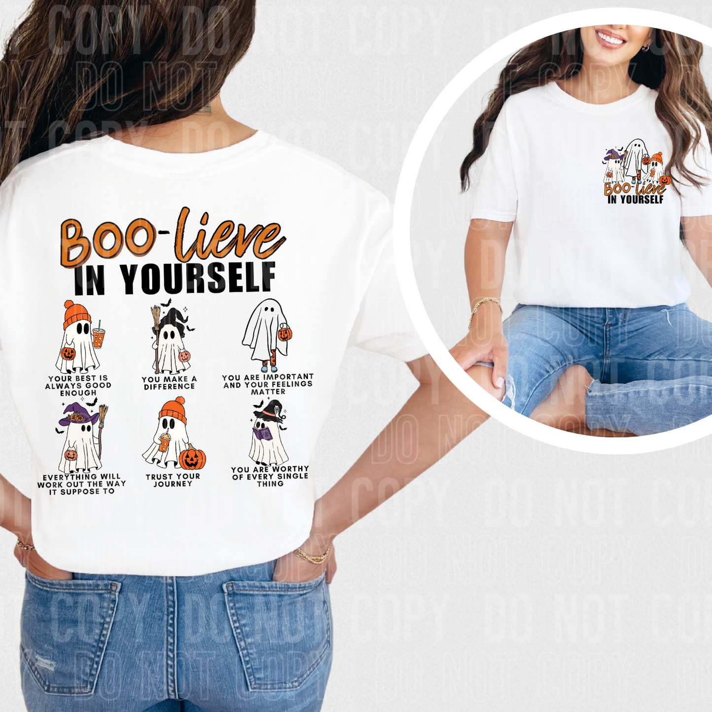 Boo-lieve in yourself (back)