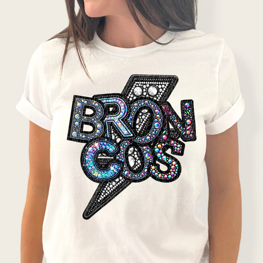 Broncos (Rhinestone)