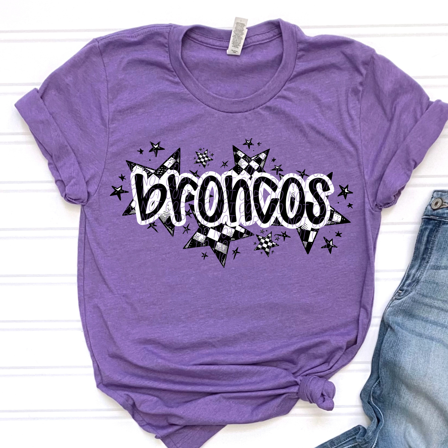 Broncos (checkered stars)