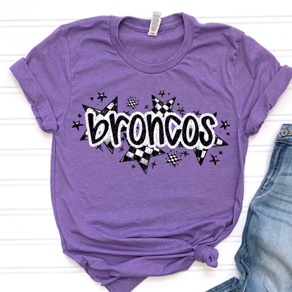 Broncos (checkered stars)