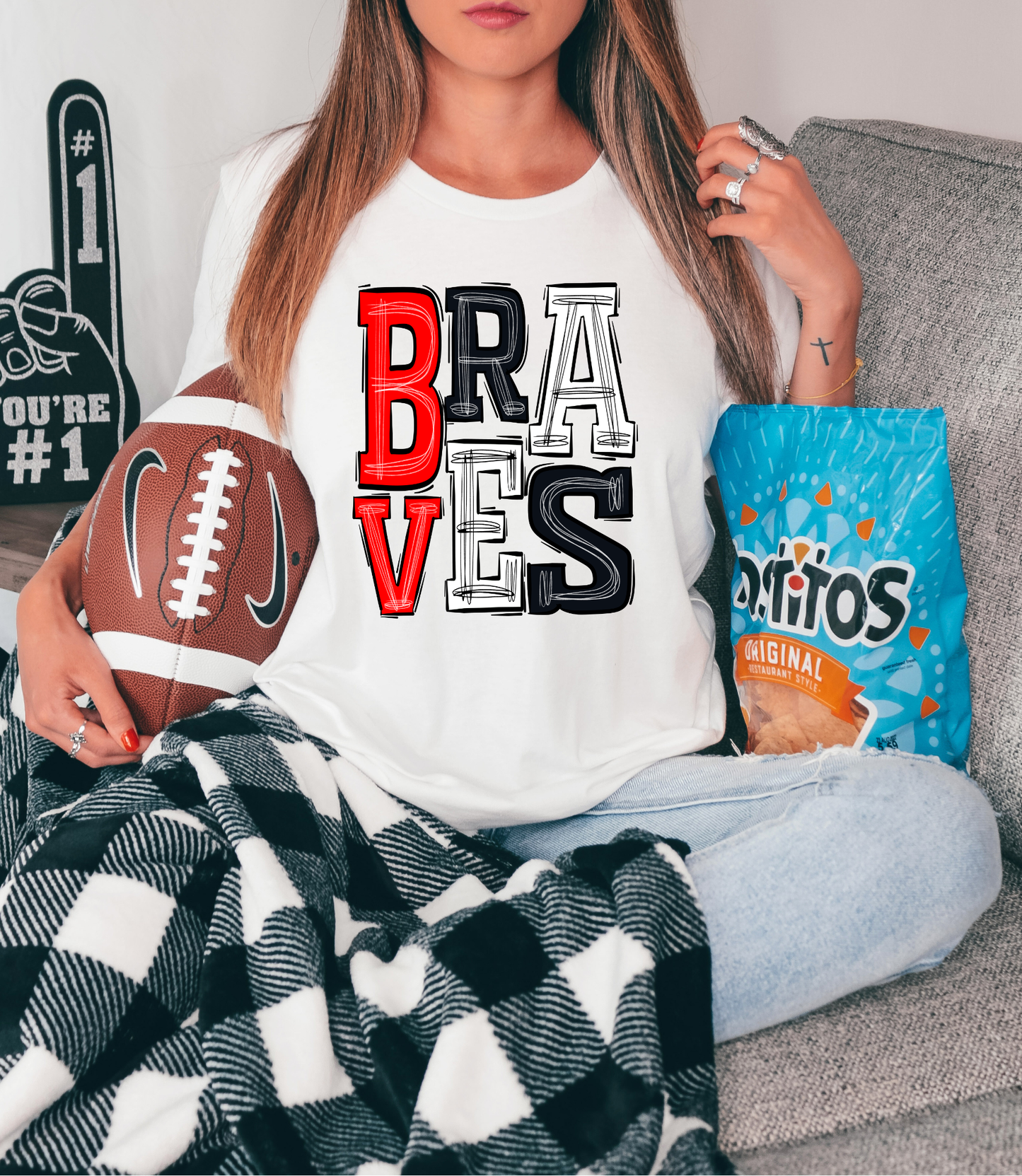 Braves Red White Black
