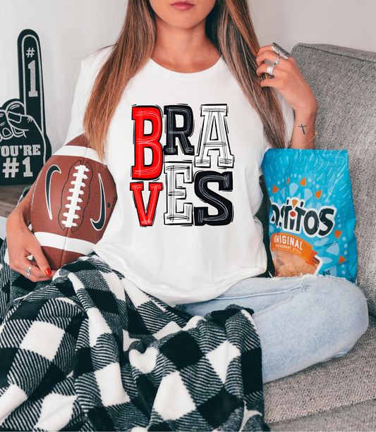 Braves Red White Black