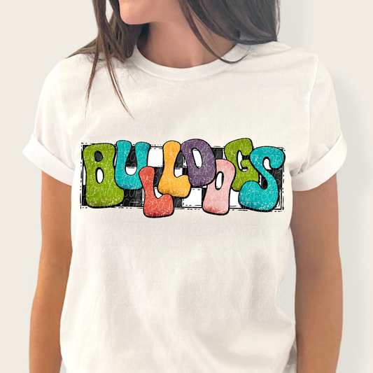 Bulldogs (Retro Rainbow)