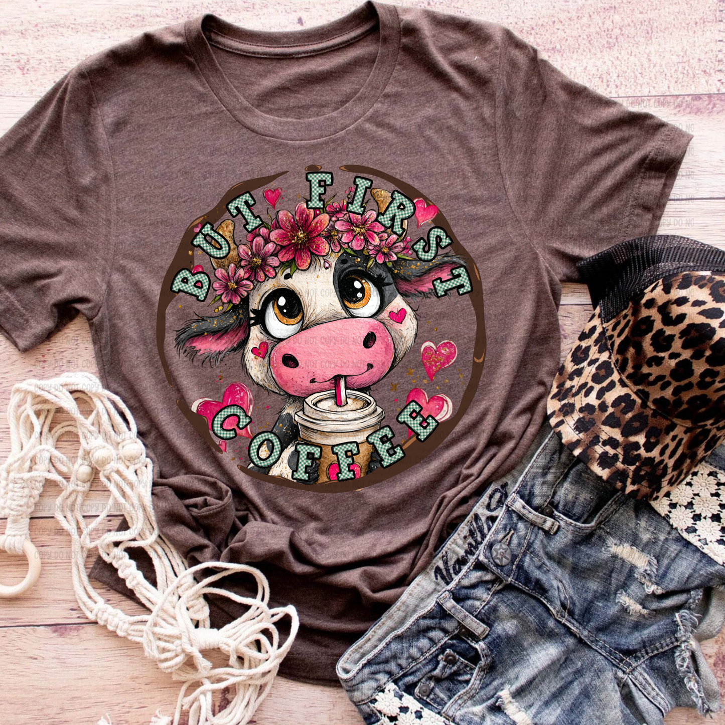 BUT FIRST COFFEE COW