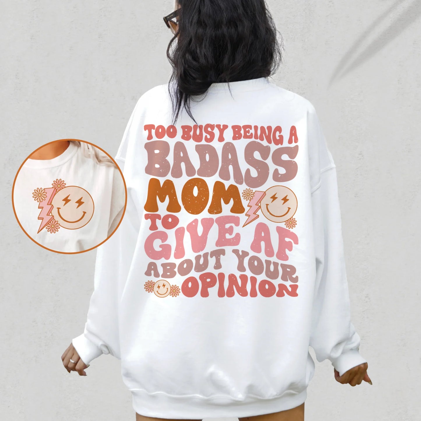 Too busy being a badass mom-back