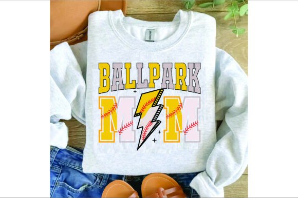 Ballpark Mom Lightning Bolt
