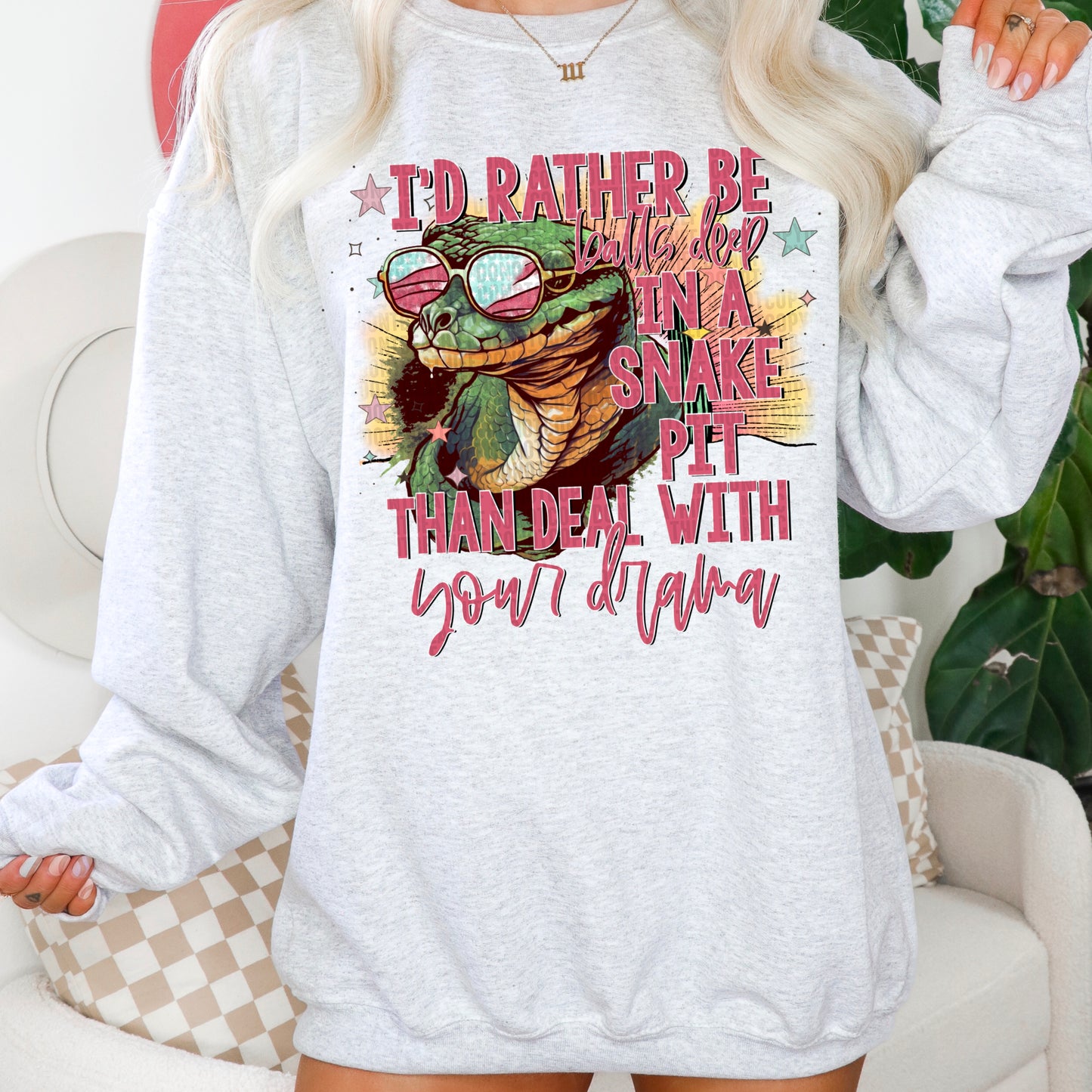 Balls Deep In A Snake Pit -DTF Transfer
