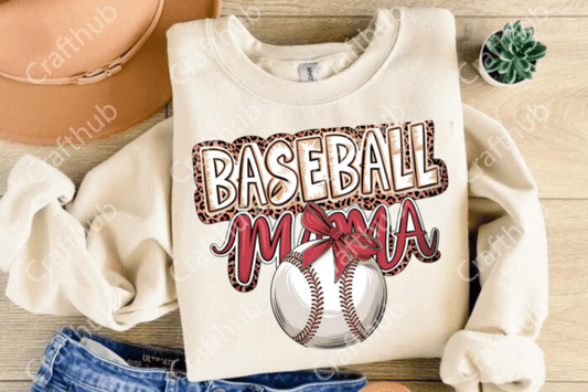 Baseball Mama Bow