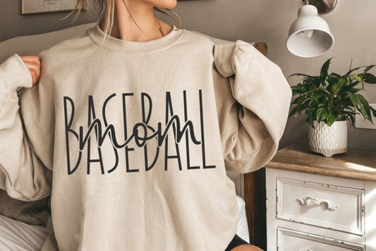 Baseball Mom Cursive