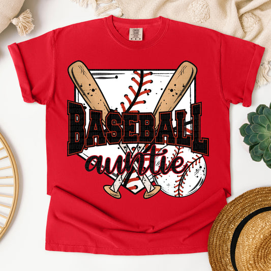 BASEBALL AUNTIE HOME PLATE