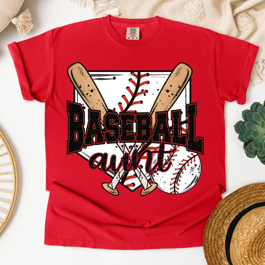 BASEBALL AUNT HOME PLATE