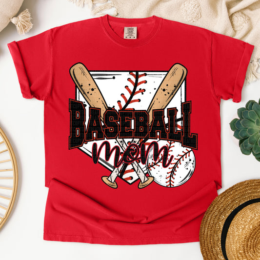 BASEBALL MOM HOME PLATE