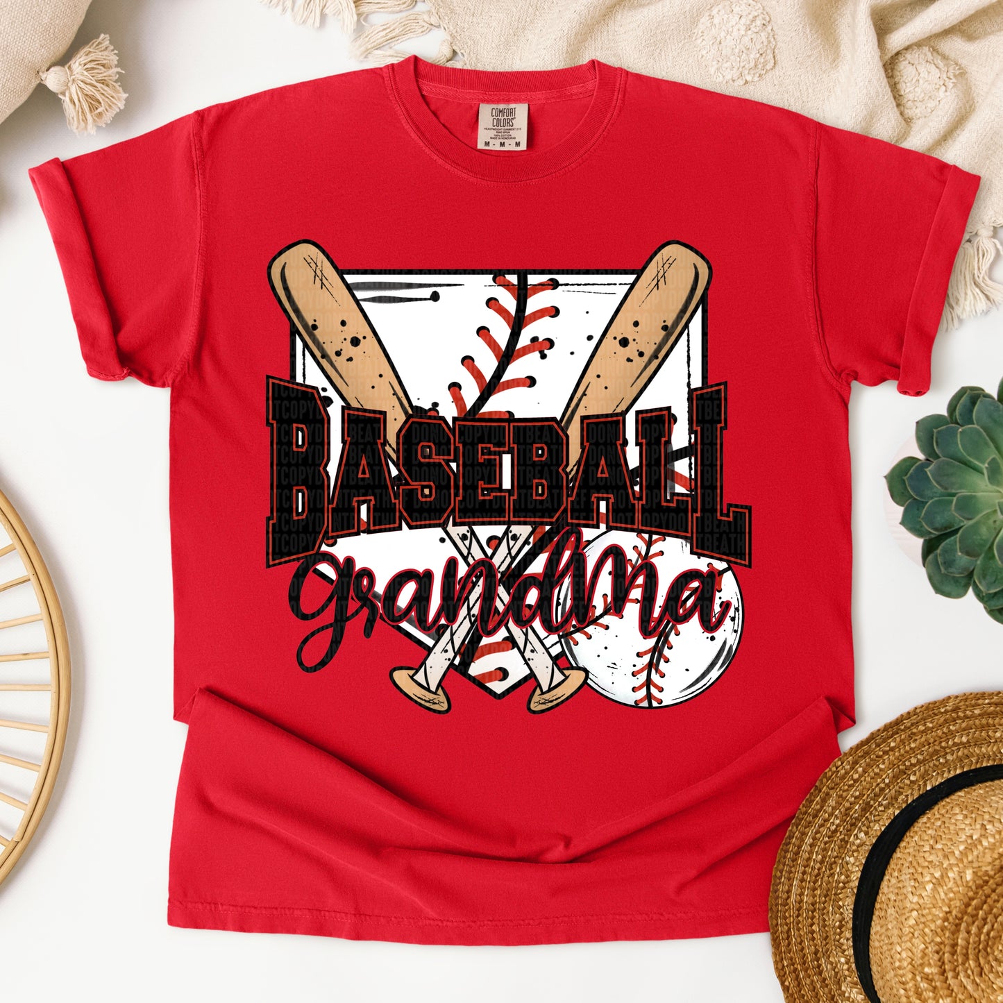 BASEBALL GRANDMA HOME PLATE